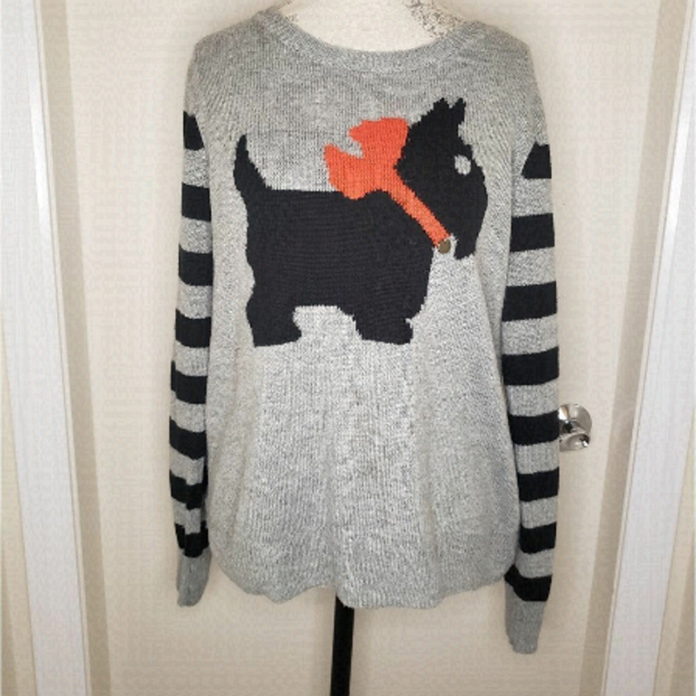 Vintage Scotty stripe sweater